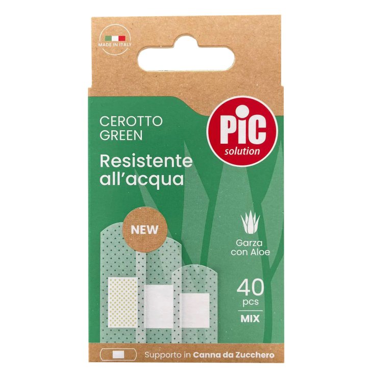 Cerotto Green Canna Aloe Mix Pic Solution 40 Pezzi