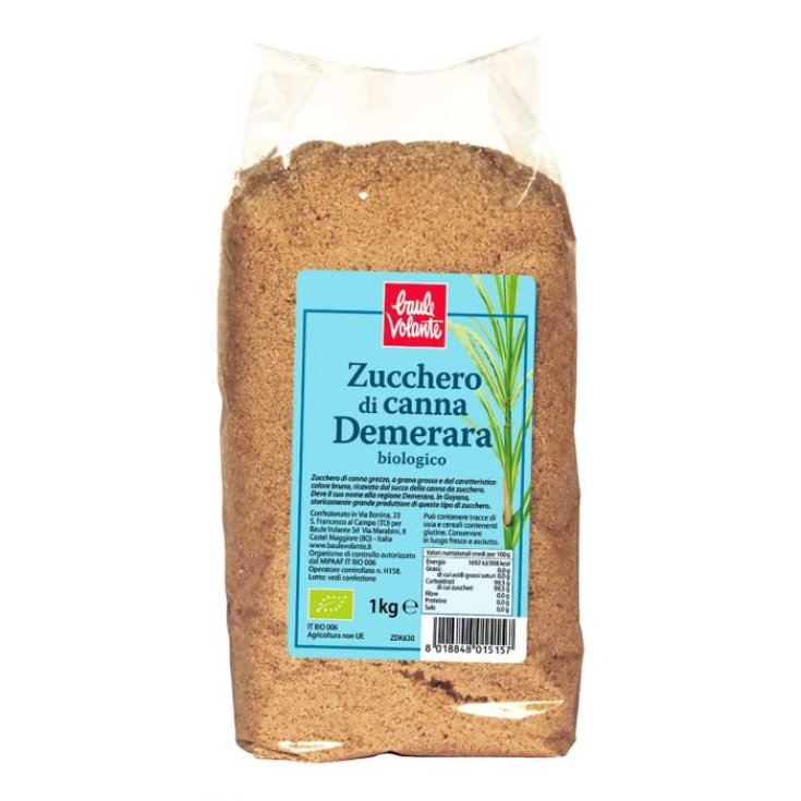 Zucchero di Canna Demerara Baule Volante 500g