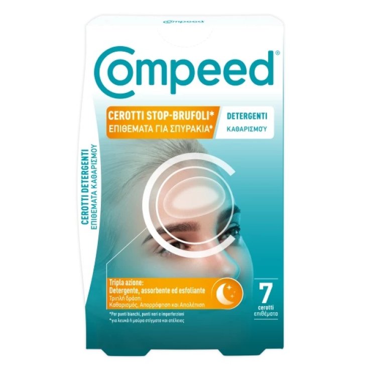 Cerotti Stop-Brufoli Detergenti Compeed® 7 Pezzi