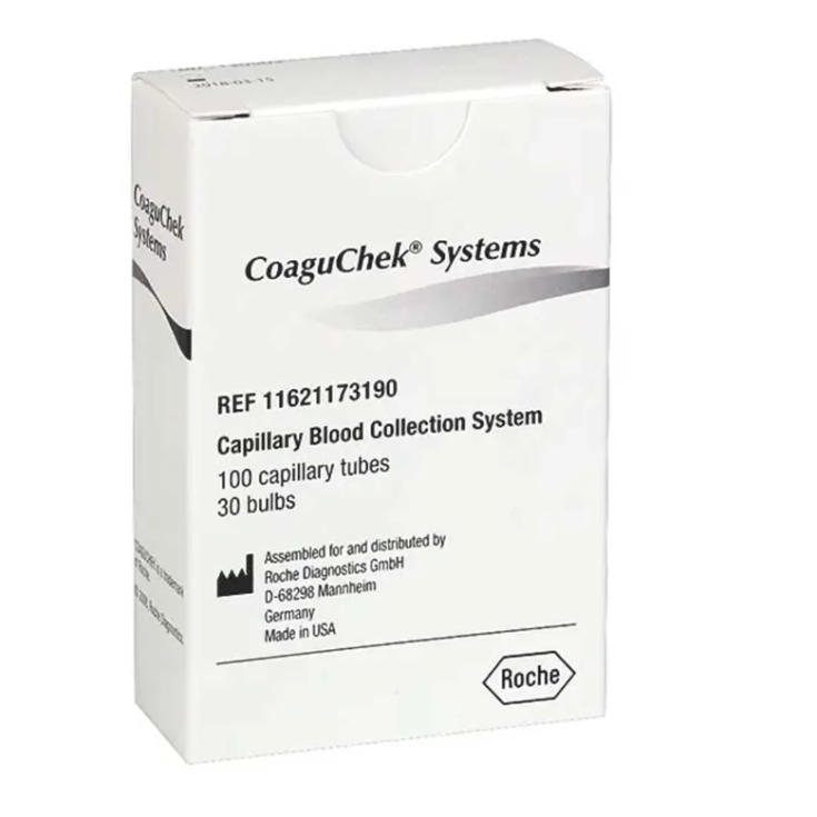 Coaguchek Pro Capillari Roche 100 Pezzi