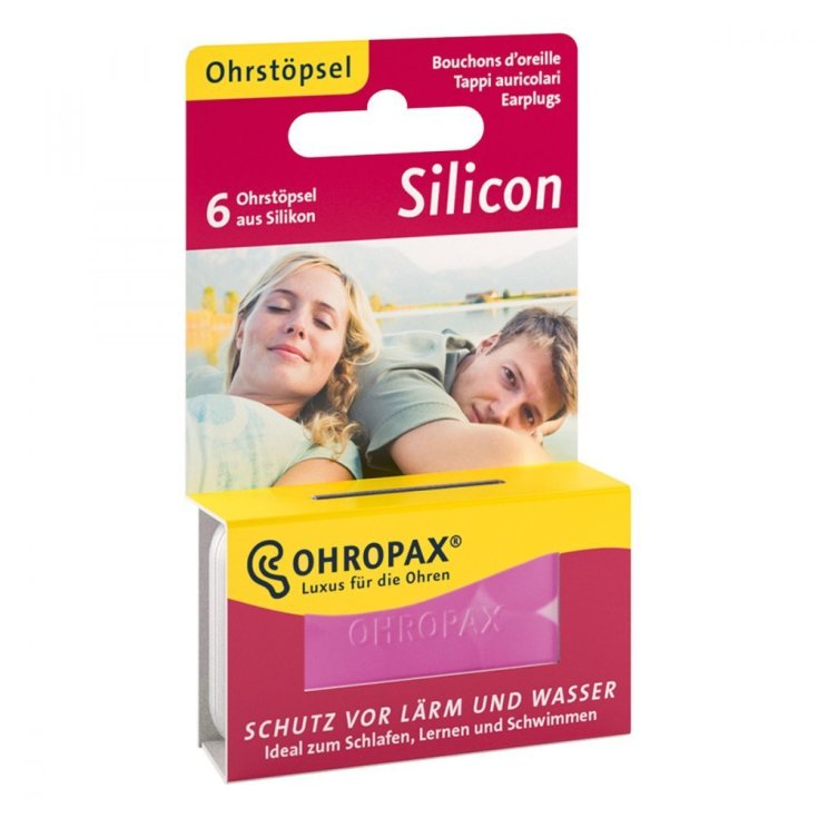 Sofarco Ohropax Tappi Auricolari In Silicone 6 Pezzi