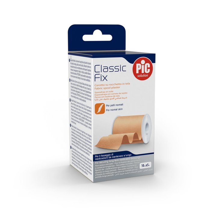 Classic Fix 10cm x 5m Cerotto su Rocchetto in Tela Pelle PIC