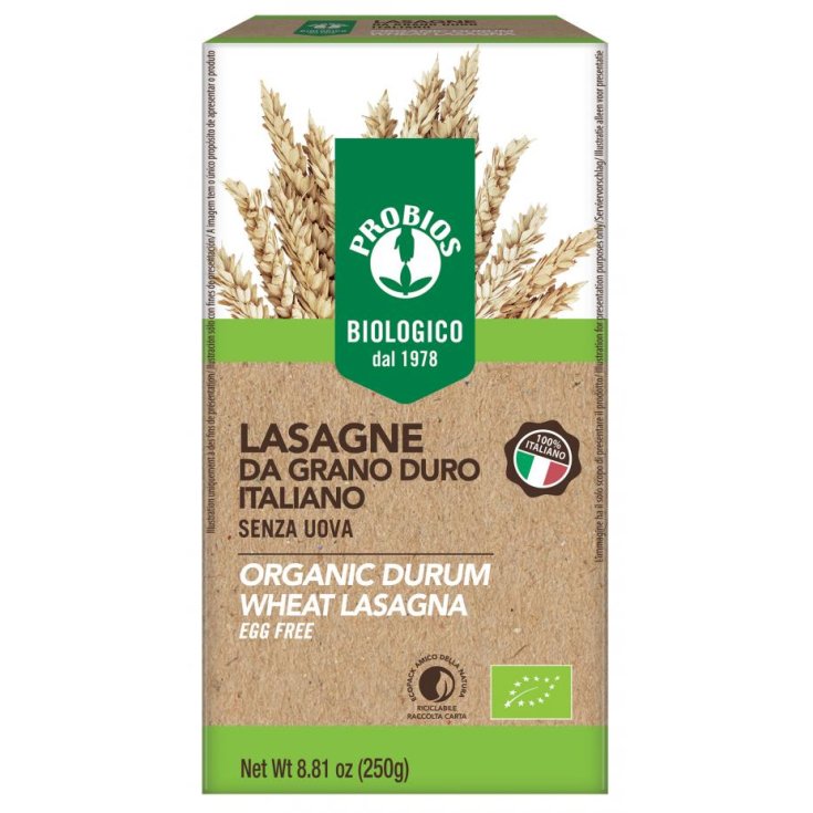 Lasagne Da Grano Duro Italiano Probios 250g