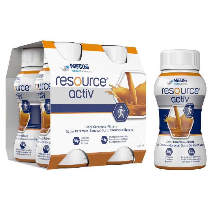 Resource® Activ CARAMELLO BANANA Nestlè 4X200ml