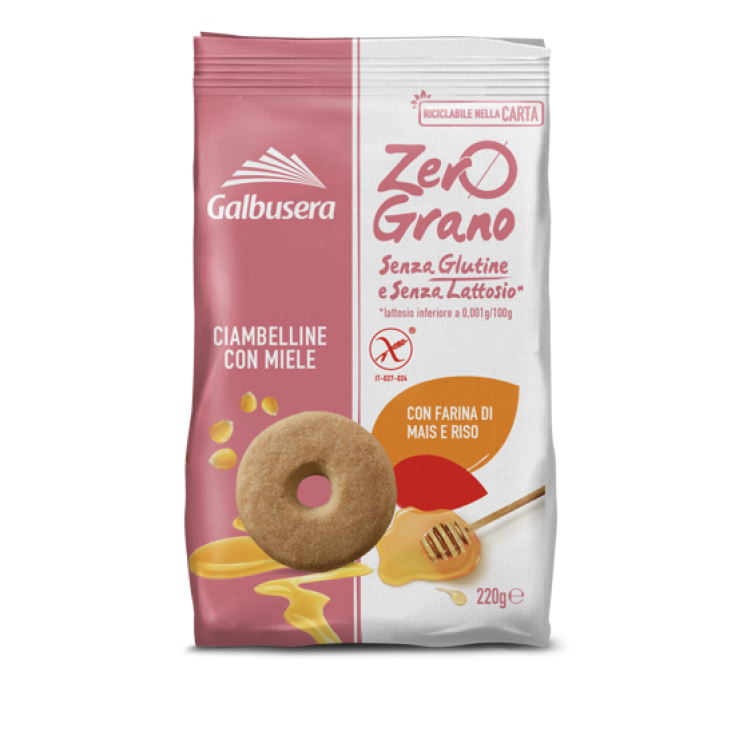 Ciambelline con Miele Zer% Grano 220g