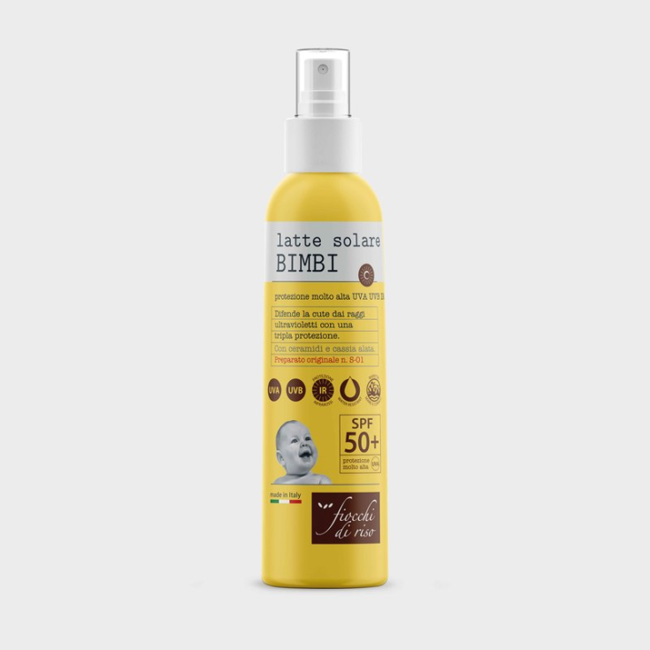 Latte SOLARE SPF 50+ Fiocchi di Riso 140ml