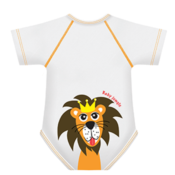 J Bimbi BODY 0-36M BIO COTONE 4S Baby Jungle LEONE