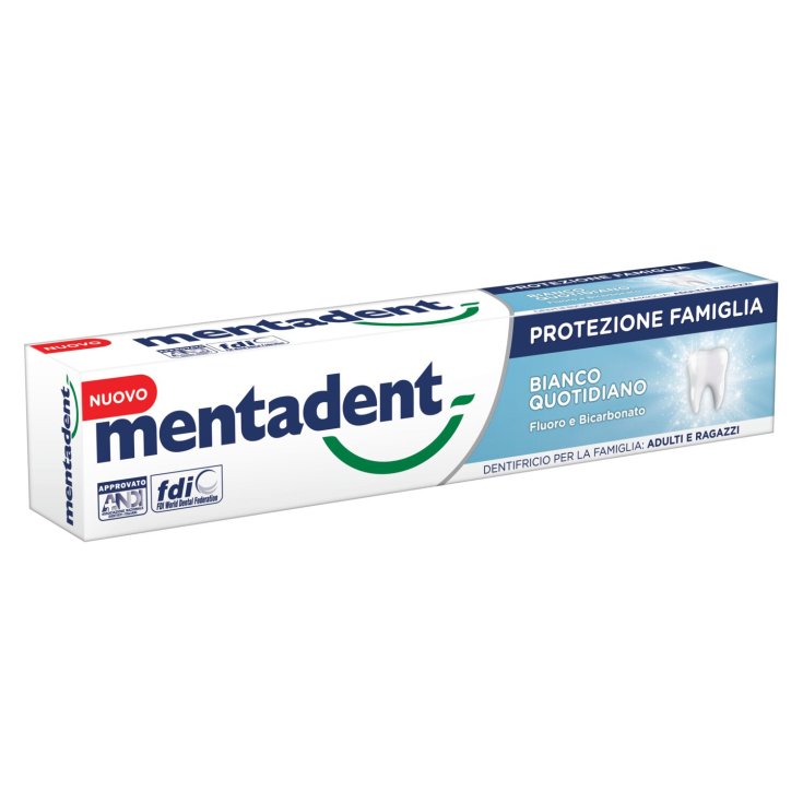 Mentadent Protezione Famiglia Bianco Quotidiano 75ml