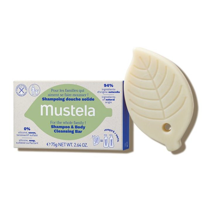 Shampoo E Detergente Solido Mustela 75g