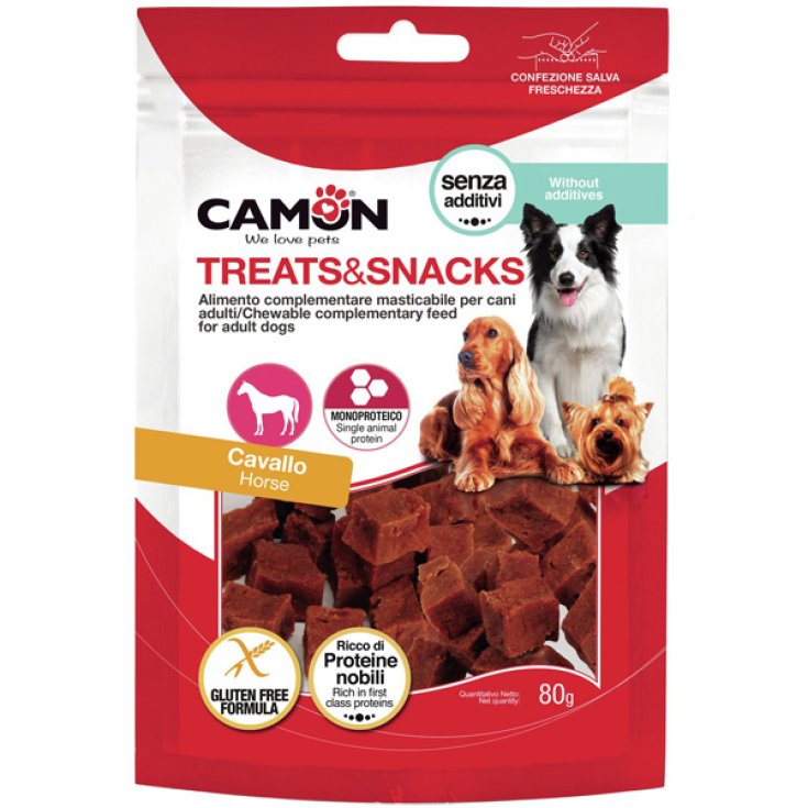 Snack Monoproteici Dadini di Cavallo - 80GR