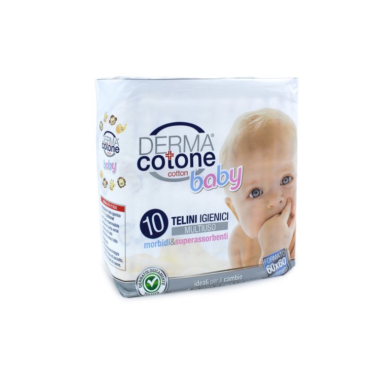 Telini Igienici 60x60 Dermacotone Baby 10 Pezzi