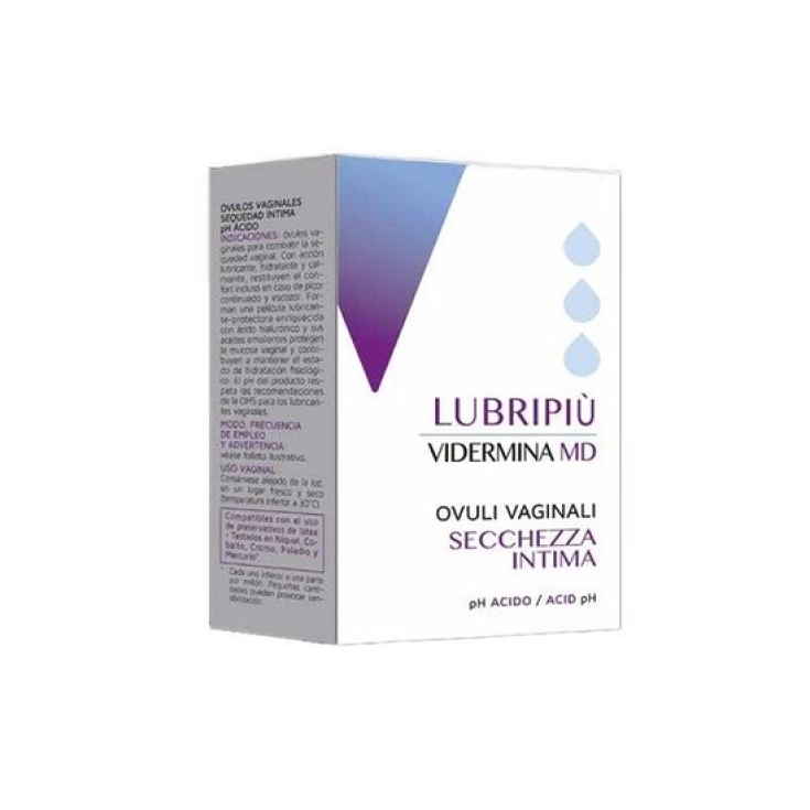 Lubripiù Vidermina MD 10 Ovuli Vaginali