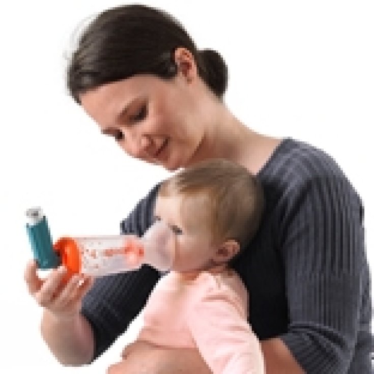 L'espace Infant Con Maschera Arancio
