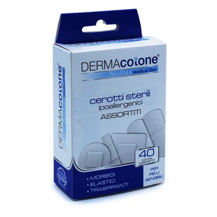 Cerotti Ipoallergenici Assortiti DERMACOTONE® 40 Pezzi