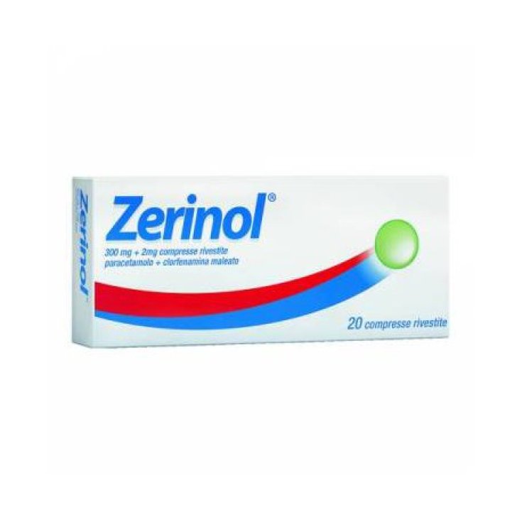 Sanofi Zerinol 300mg+2mg 20 Compresse Rivestite