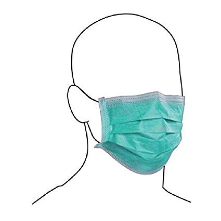 Mascherina Con Elastico Auricolare 100 Pezzo