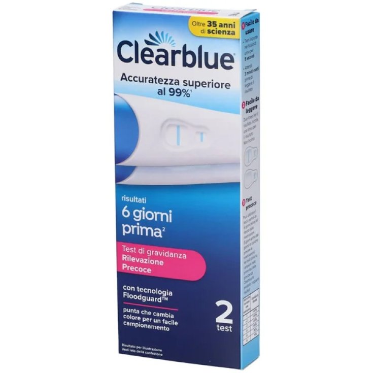 Test Di Gravidanza Rilevazione Precoce Clearblue® 2 Test
