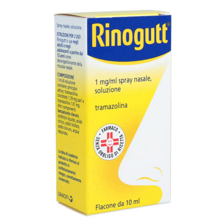 Rinogutt 1mg/ml Spray Nasale Soluzione Sanofi 10ml