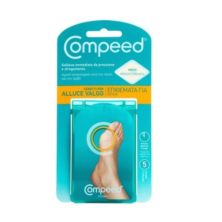 Cerotti Per Alluce Valgo COMPEED 5 Pezzi