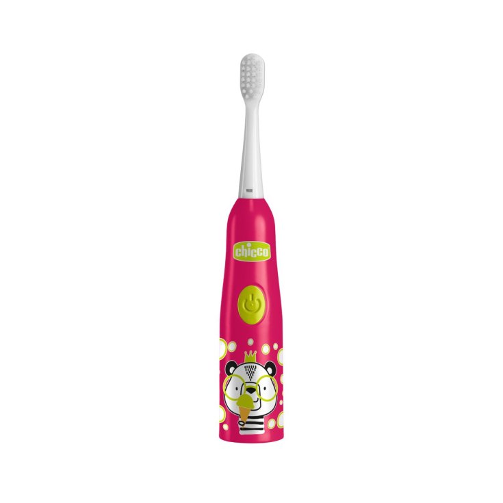 Spazzolino Elettrico Panda Rosa Chicco 1 Pezzo