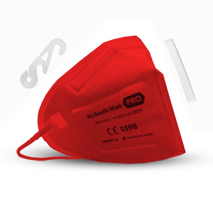 Mask Pro FFP2 Rosso My Benefit 1 Pezzo