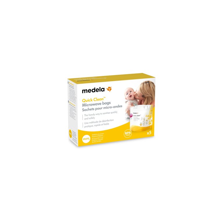 Sacchetti per Microonde Quick Clean Medela 5 Pezzi