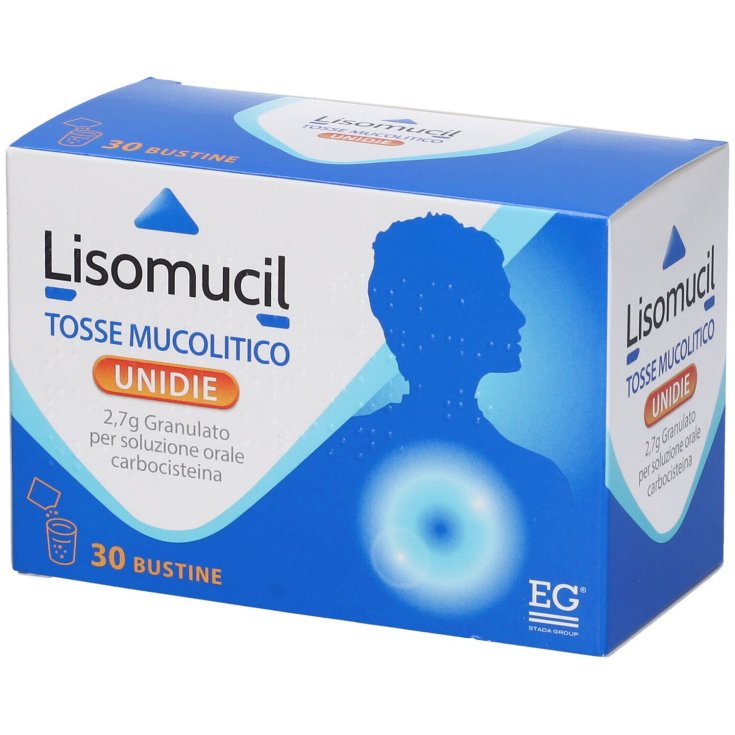 Lisomucil Tosse Mucolitico Unidie EG Pharma 30 Bustine