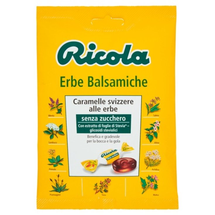 Ricola Erbe Balsamiche Caramelle Senza Zucchero 70g