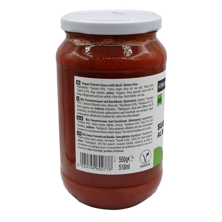 Il Nutrimento Sugo Al Basilico 550g