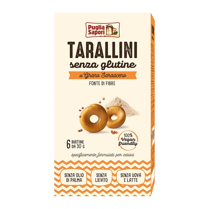 Tarallini di Grano Saraceno Puglia Sapori 6x30g