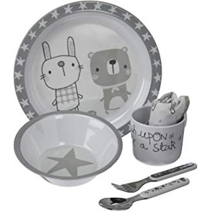 Jane' Sa Set Di Stoviglie Star Per Microonde Multicolore