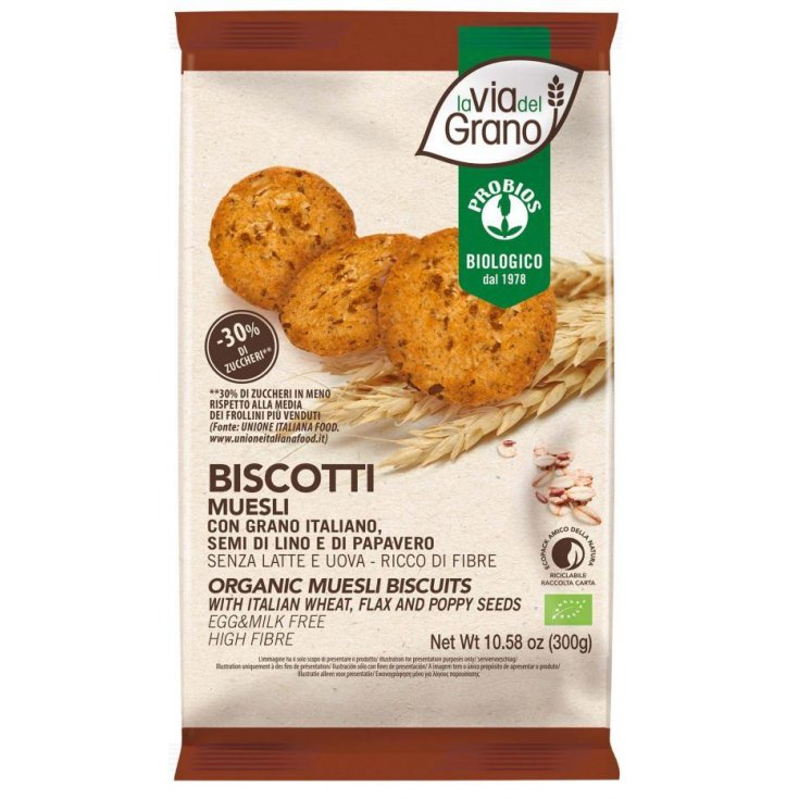 La Via Del Grano Biscotti Muesli Probios 300g