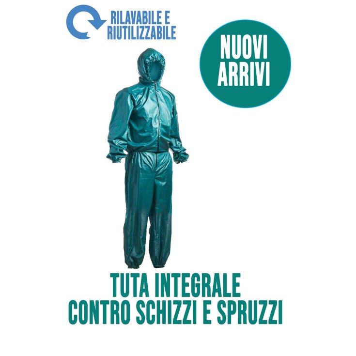 Tuta Microfibra Xl Chiusura Lampo Impermeabile Verde