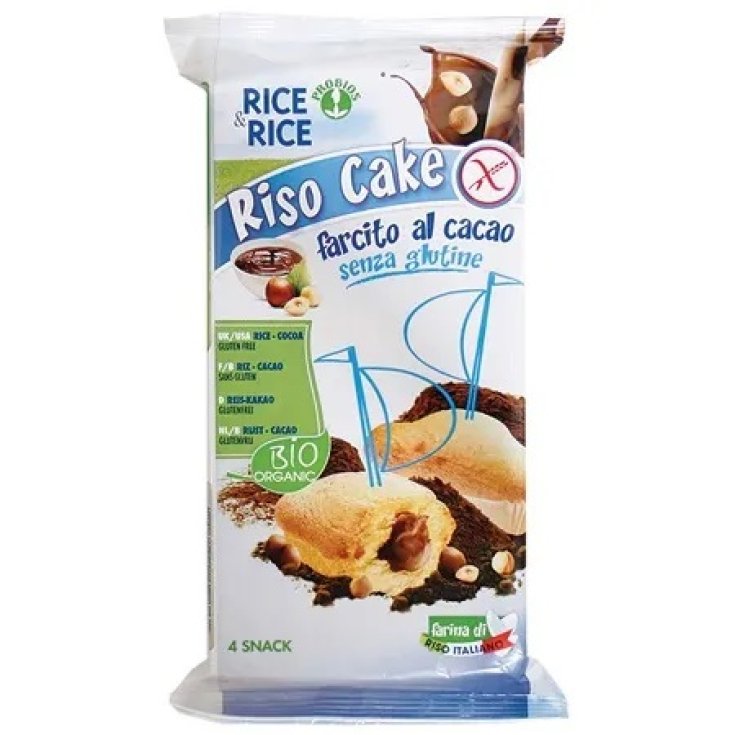 Riso Cake Farcito al Cacao Rice&Rice 180g