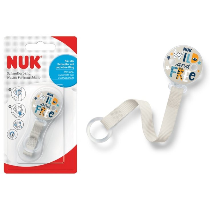 Succhietto Space 0-6Mesi Con Nastro Nuk 1 Pezzo