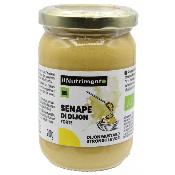 Senape Di Dijon Forte Il Nutrimento Bio 200g