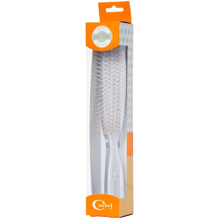 SPAZZOLA CRISTAL SO CHIC ARANCIONE Grand Modèle