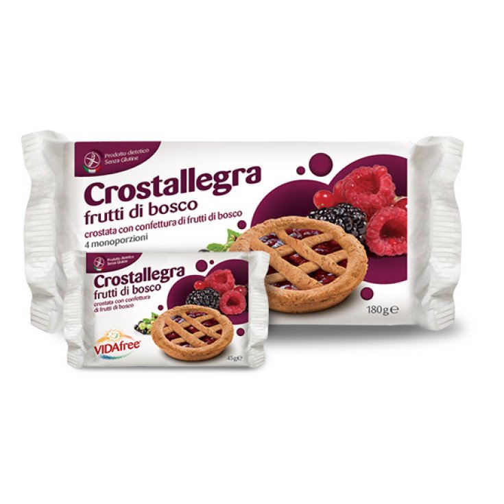 Vidafree Crostallegra Frutti Di Bosco Senza Glutine 180g