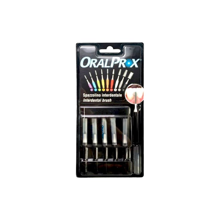 Spazzolino Interdentale Misura 8 Nero Oralprox 6 Pezzi