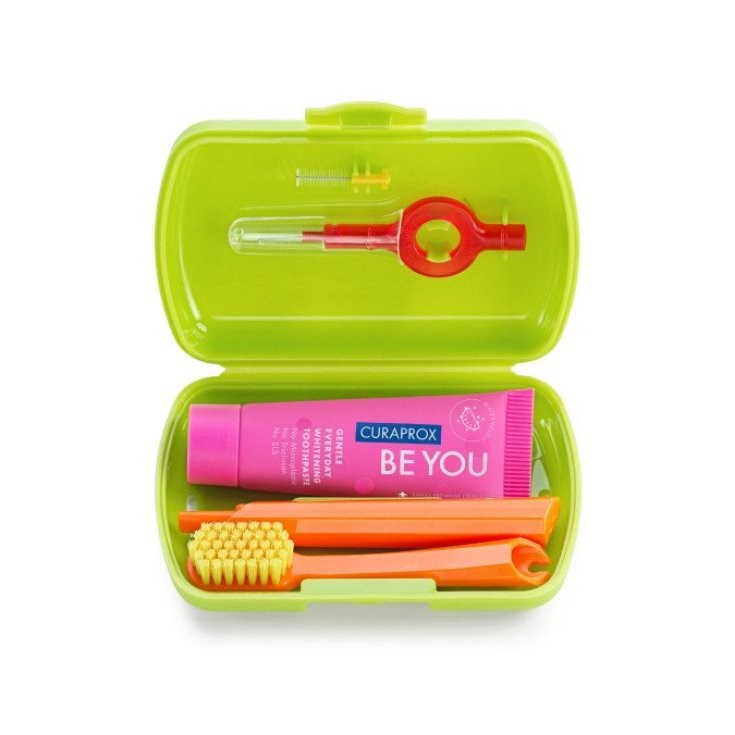 Set Da Viaggio Verde Curaprox 4 Pezzi