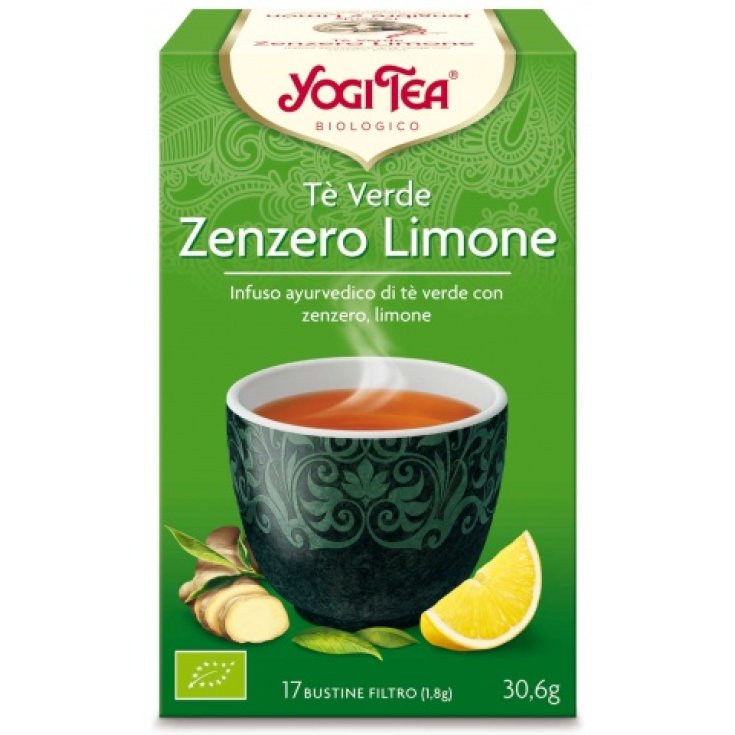 Yogi Tea Te Verde Jengibre y Limon 17 X 1,8g