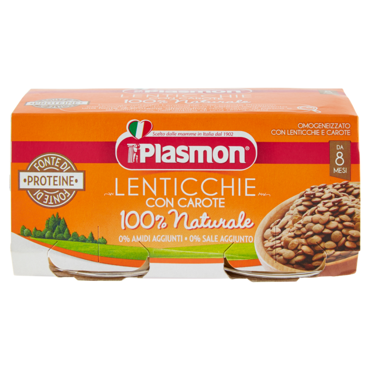 Lenticchie Con Carote Plasmon 2x80g