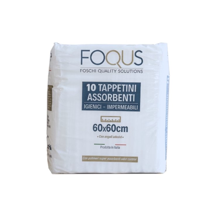 Tappetini assorbenti FOQUS - 10 Tappetini - 60 x 60 cm