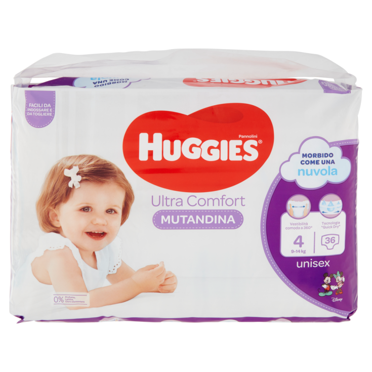Ultra Comfort Pannolini Mutandina 4 Huggies 36 Pezzi