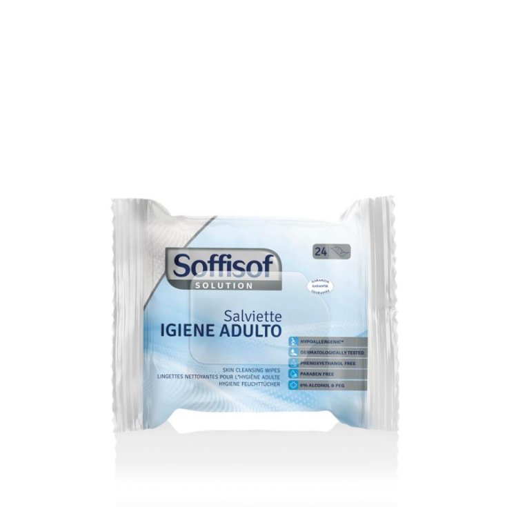 Salviette Igiene Adulto Soffisof Solution 24 Pezzi