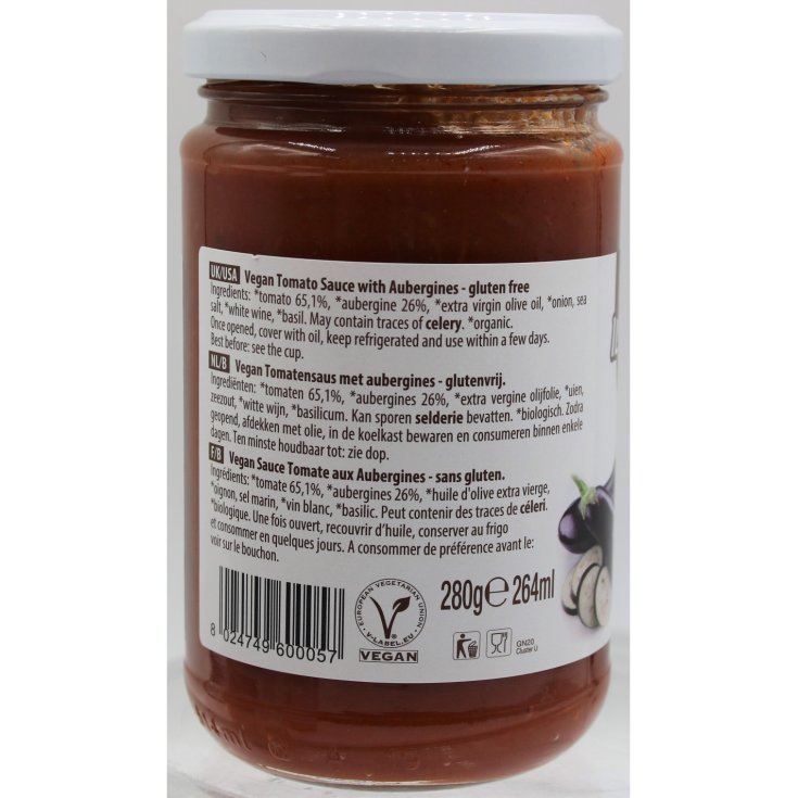Il Nutrimento Bio SugoAlle Melanzane Probios 280g