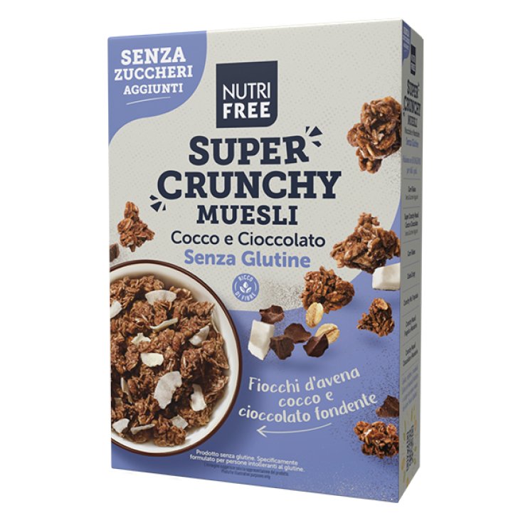 Super Crunchy Muesli Cocco e Cioccolato NutriFree 300g
