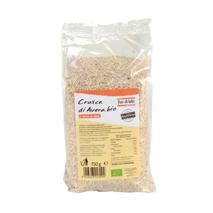 Il Fior Di Loto Crusca Di Avena Biologico 750g