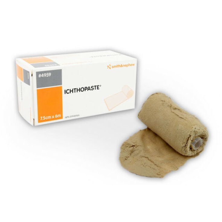 Ichthopaste Bendaggio Compressivo 7,5x600cm 1 Pezzo