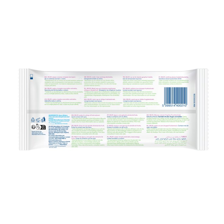 Salviette Umidificate Adulti WaterWipes® 30 Pezzi